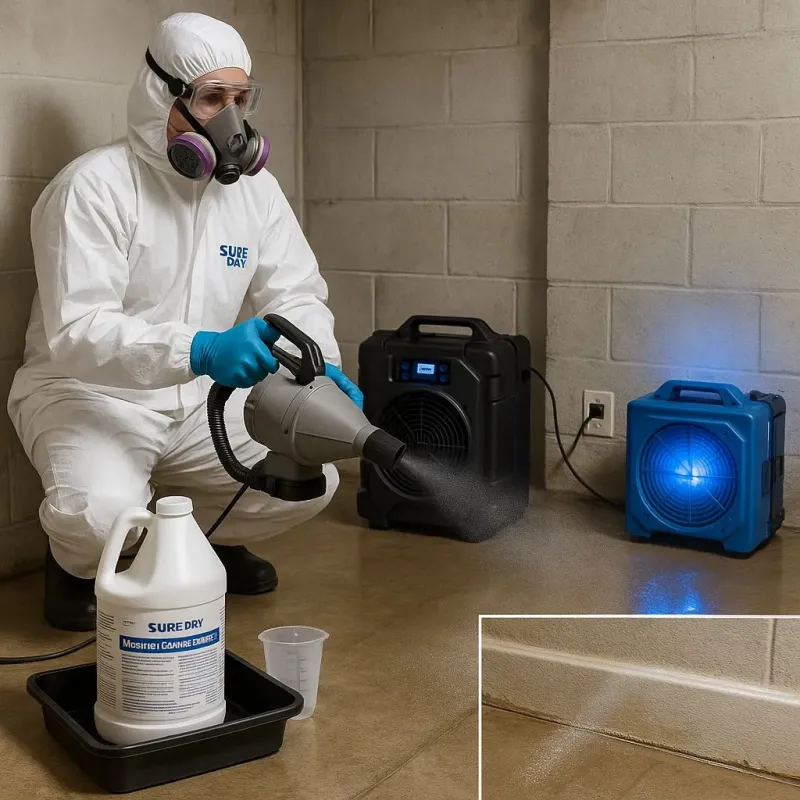 Sanitization and Odor Removal process in Lake Dunlap, TX