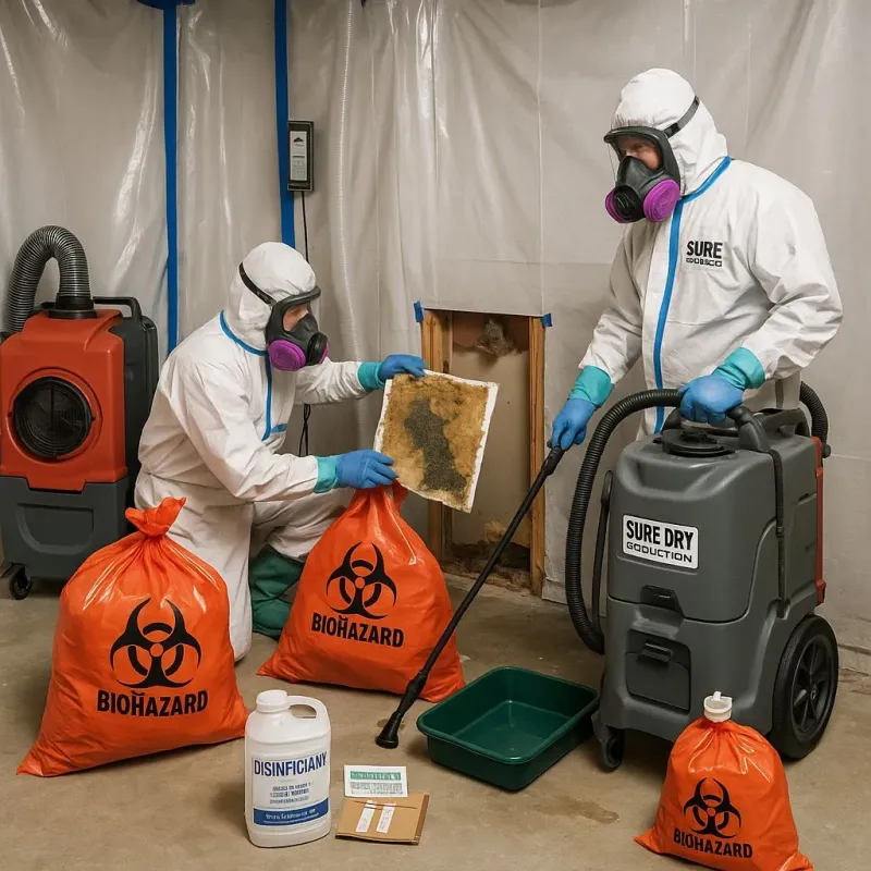 Contaminated Water Handling Protocols process in Lake Dunlap, TX