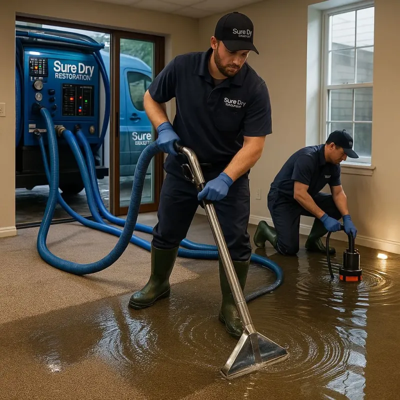 Water Extraction and Removal process in Lake Dunlap, TX